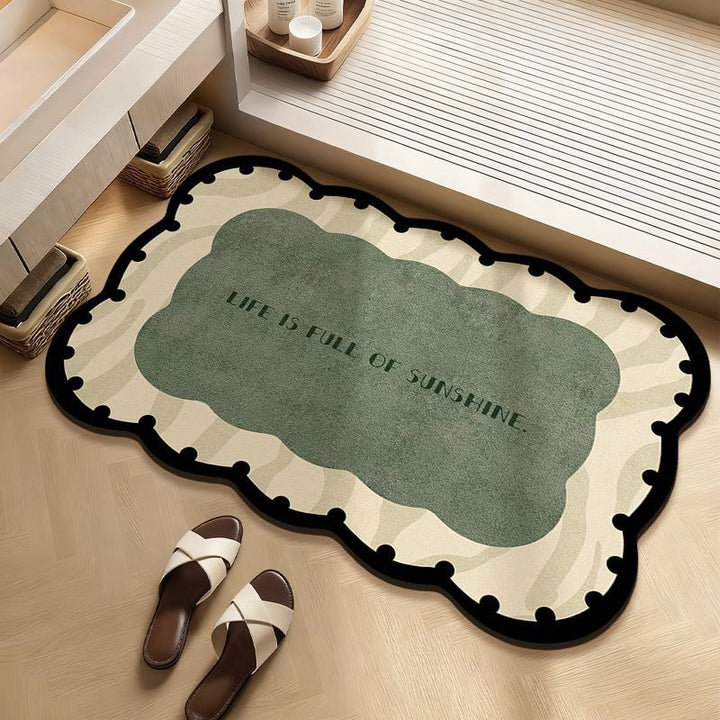 Playful Cartoon-Themed Bath Mat Kalsten