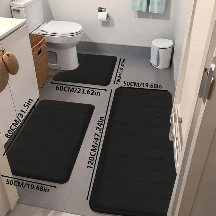 Memory Foam Bathroom Rug Set