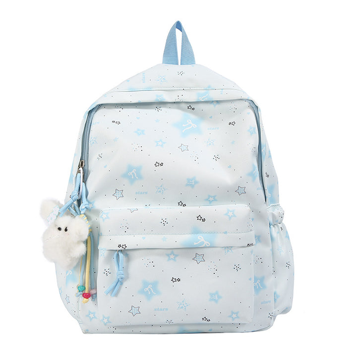 Playful Star-Themed School Backpack