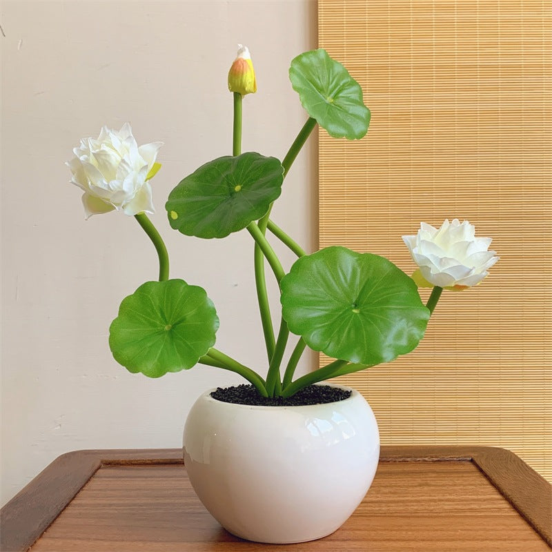 Decorative Lotus Bloom Arrangement
