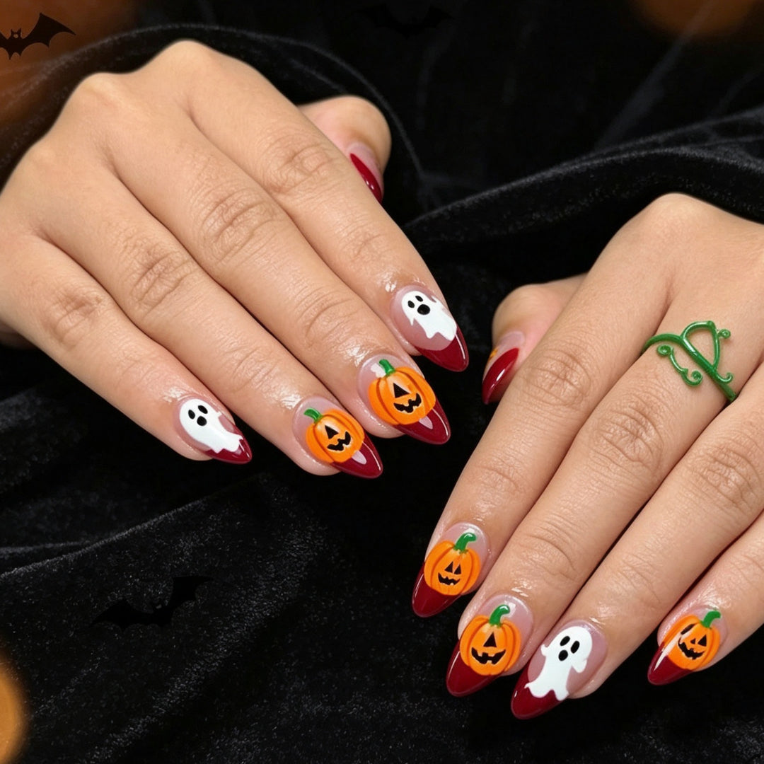 Festive Halloween Nail Art Design Kalsten