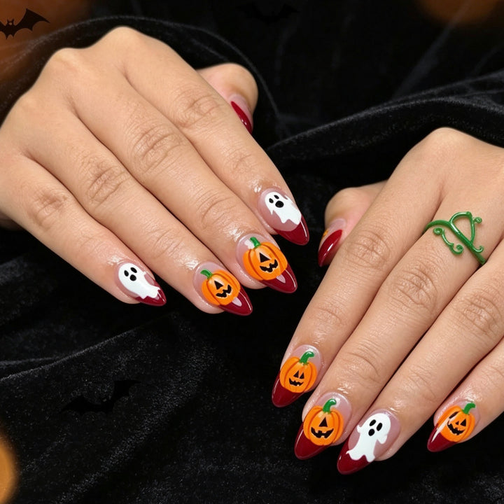 Festive Halloween Nail Art Design Kalsten