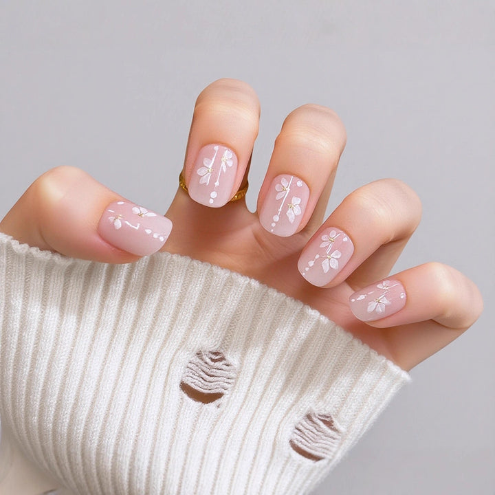 Artificial nails with elegant floral design Kalsten