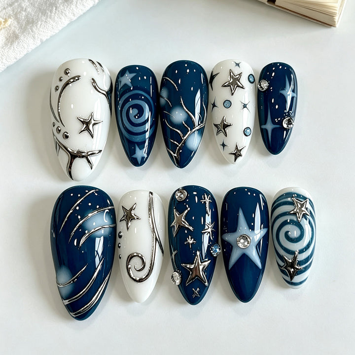 Artistic Press-On Nail Set
