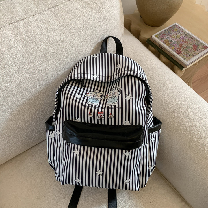 Backpack with Colorful Animal Design and Practical Compartments Kalsten