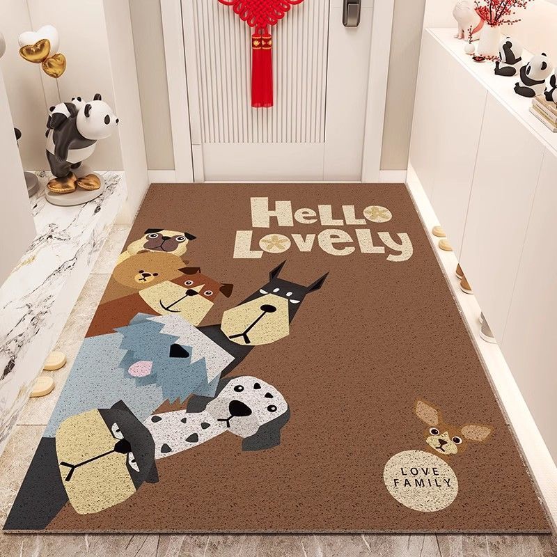 Playful Cat-Themed Area Mat