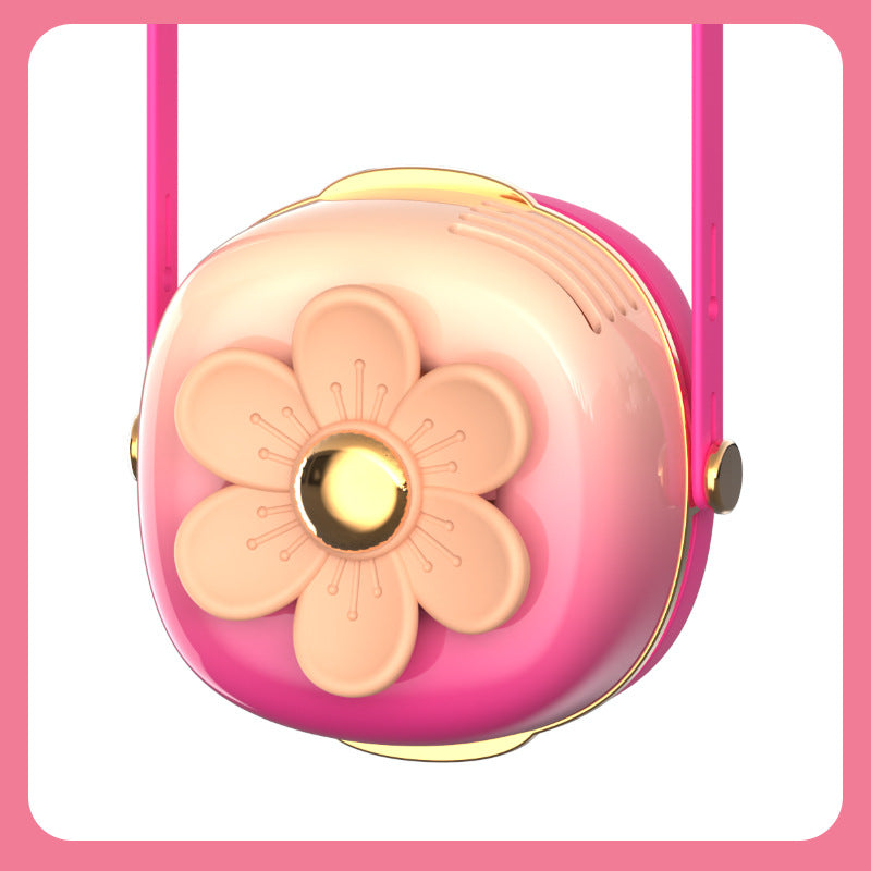 Ladies Portable Fan Lamp in Flower Design Kalsten