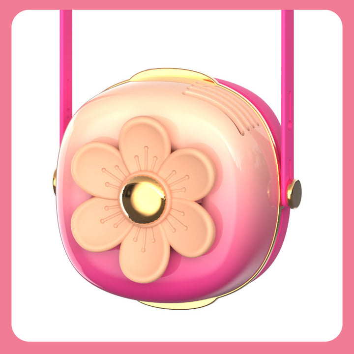 Ladies Portable Fan Lamp in Flower Design Kalsten
