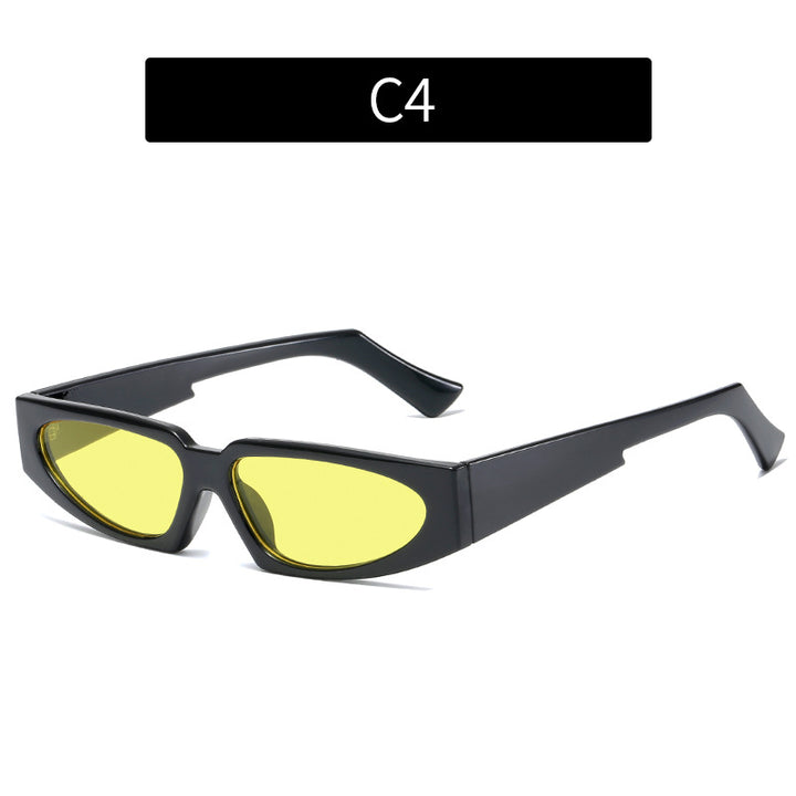 Futuristic Low-Profile Shield Sunglasses