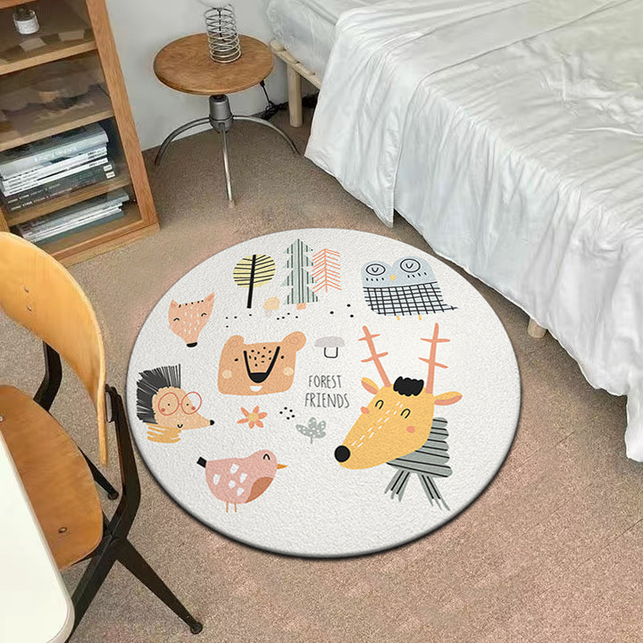 Soft Minimalist Flower Carpet