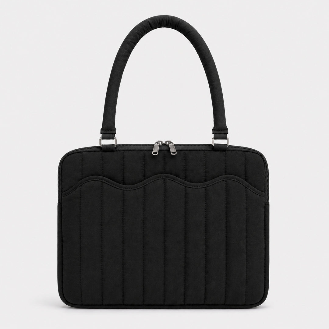 Quilted Laptop Sleeve Tote