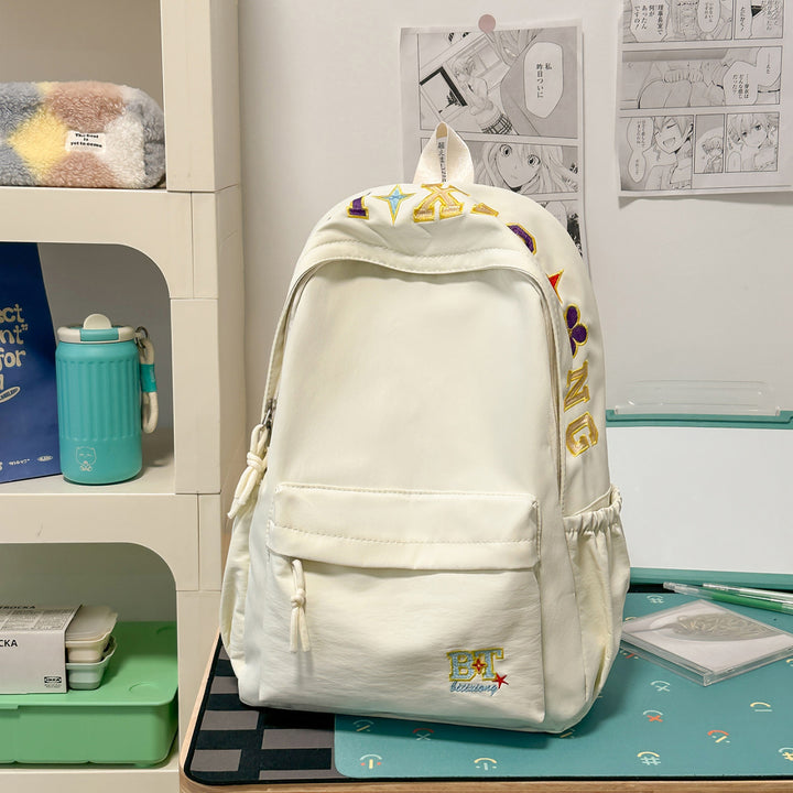 Stylish Embroidered Classic Backpack