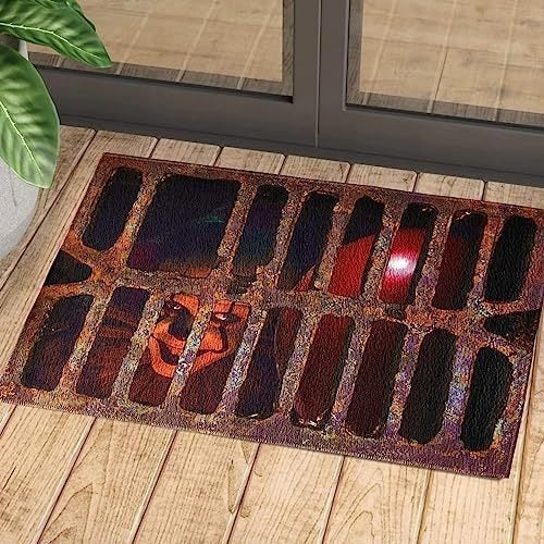 Halloween-Themed Slotted Entrance Mat Kalsten