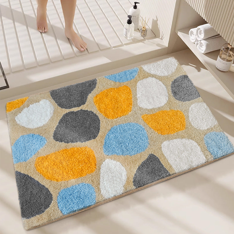 Geometric Pattern Bath Mat