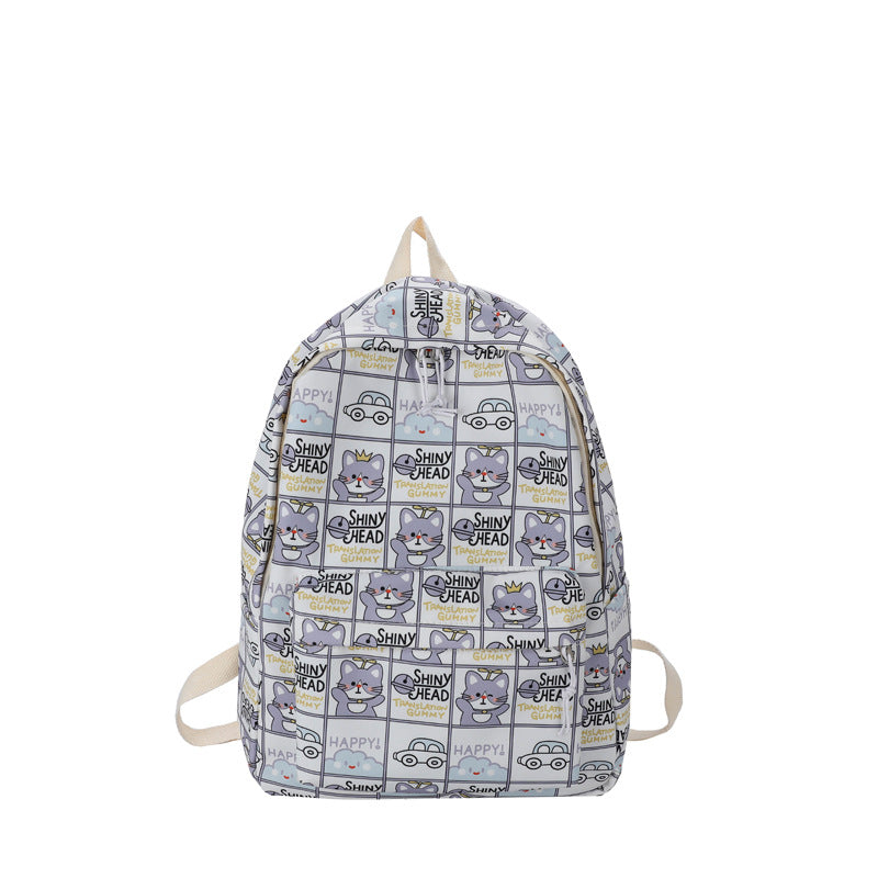 Cartoon Patterned Backpack Kalsten
