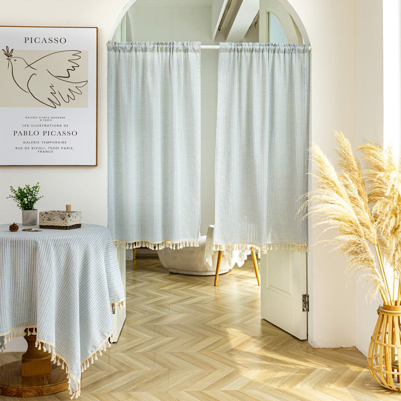 Decorative Striped Tablecloth