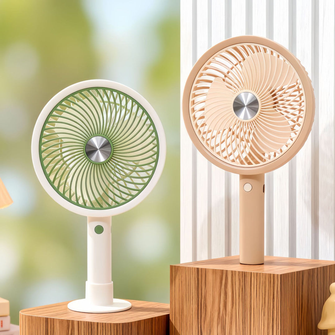 Women's Portable Table Fan with Adjustable Tilt Angle and USB Connection Kalsten