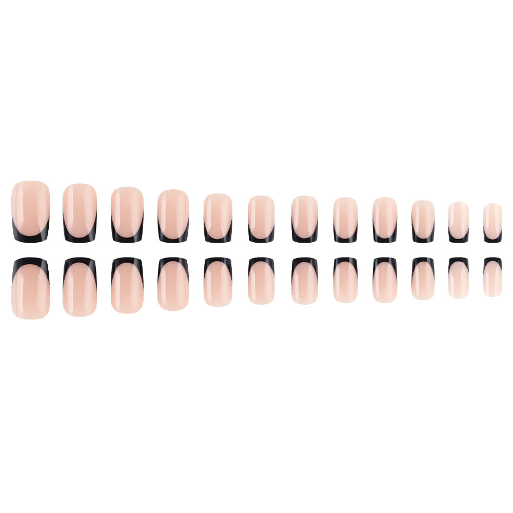 Elegant French Tip Nail Extensions Kalsten