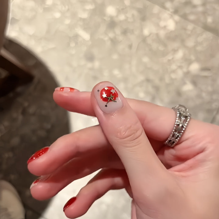 Artificial artificial nails with fruity strawberry design Kalsten