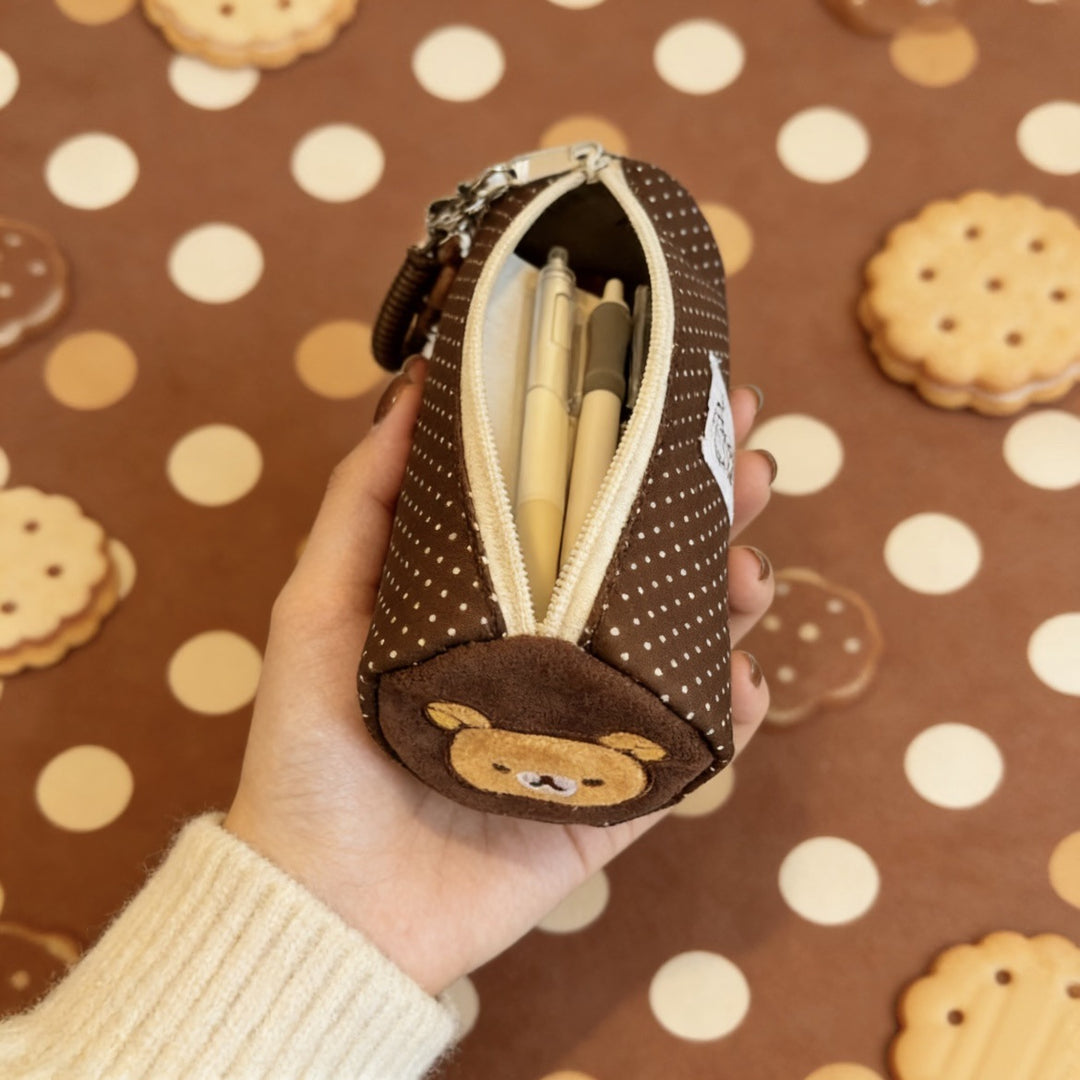 Cute Stuffed Animal-Themed Pencil Pouch
