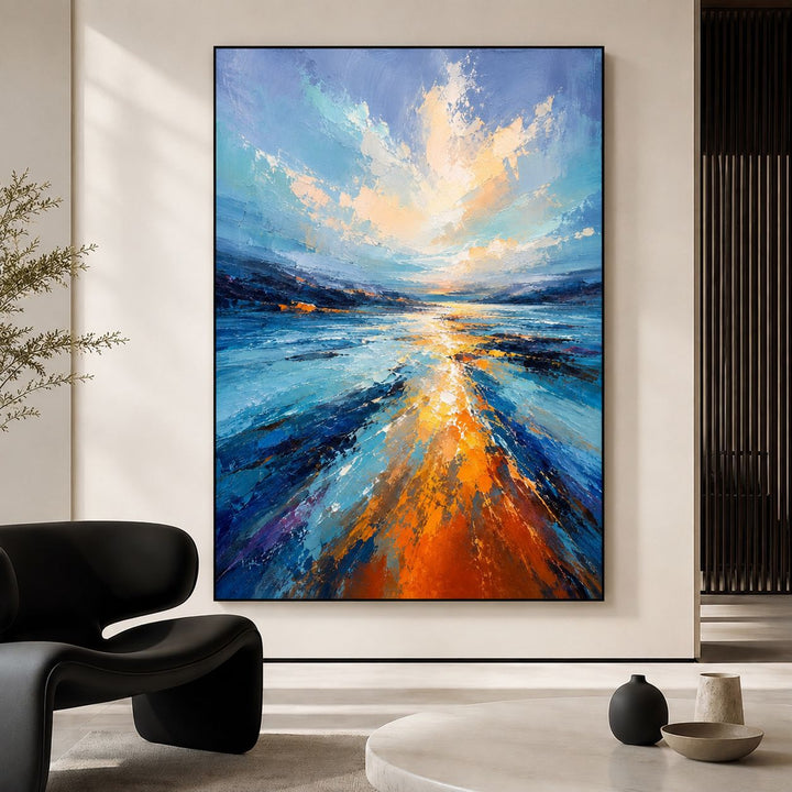 Abstract Seascape Canvas Artwork