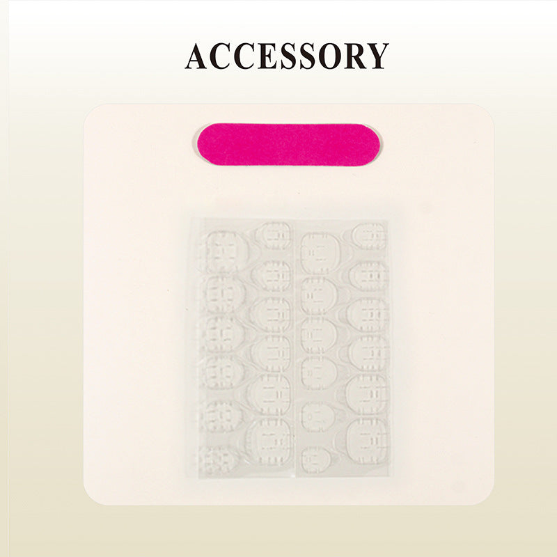 Acrylic nail set with modern designs and creative accents Kalsten