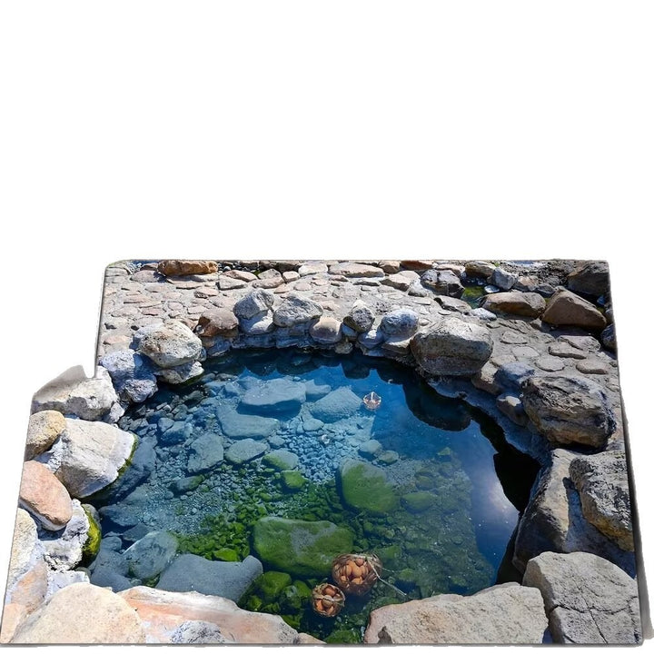 Artistic Water Ripple Print Area Mat Kalsten