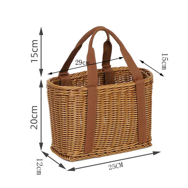 Elegant Woven Picnic Basket Kalsten