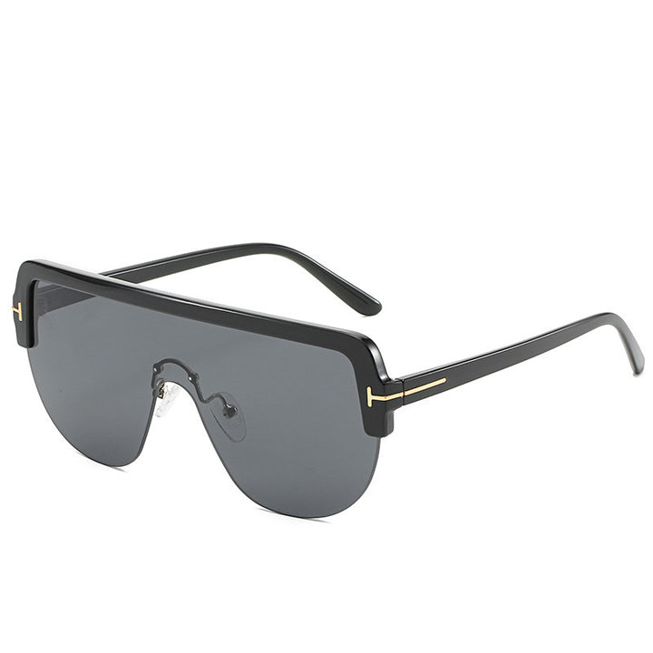 Contemporary Full-Frame Shield Sunglasses Kalsten