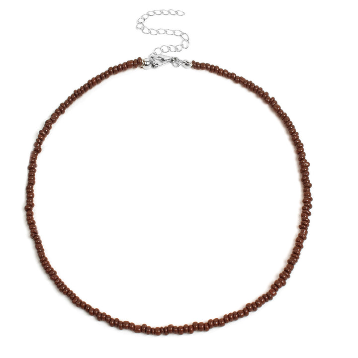 Colorful Beaded Choker Necklace Kalsten