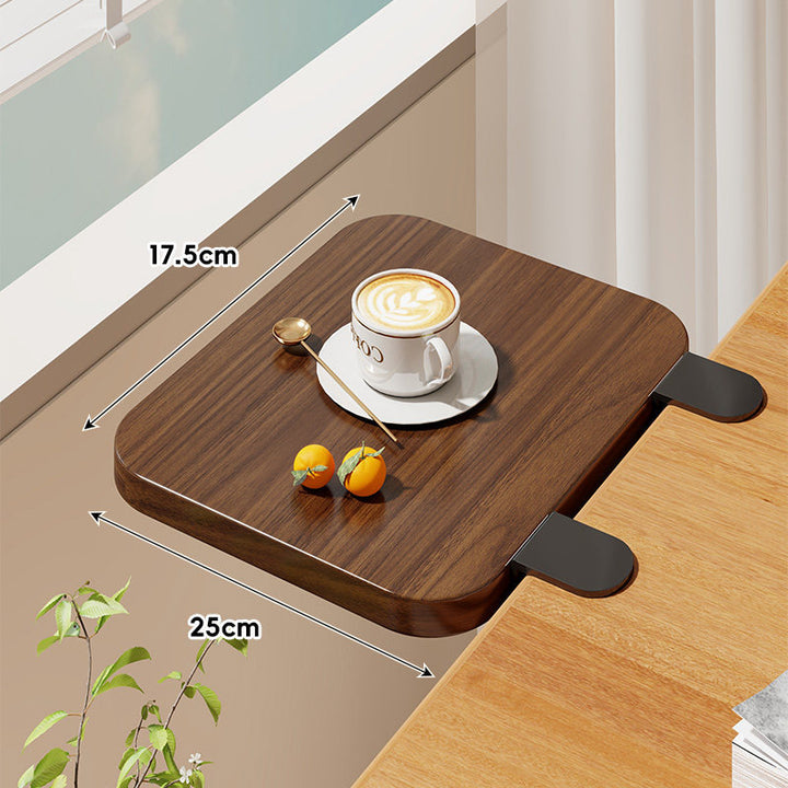 Clamp-On Window Sill Desk Extension Shelf