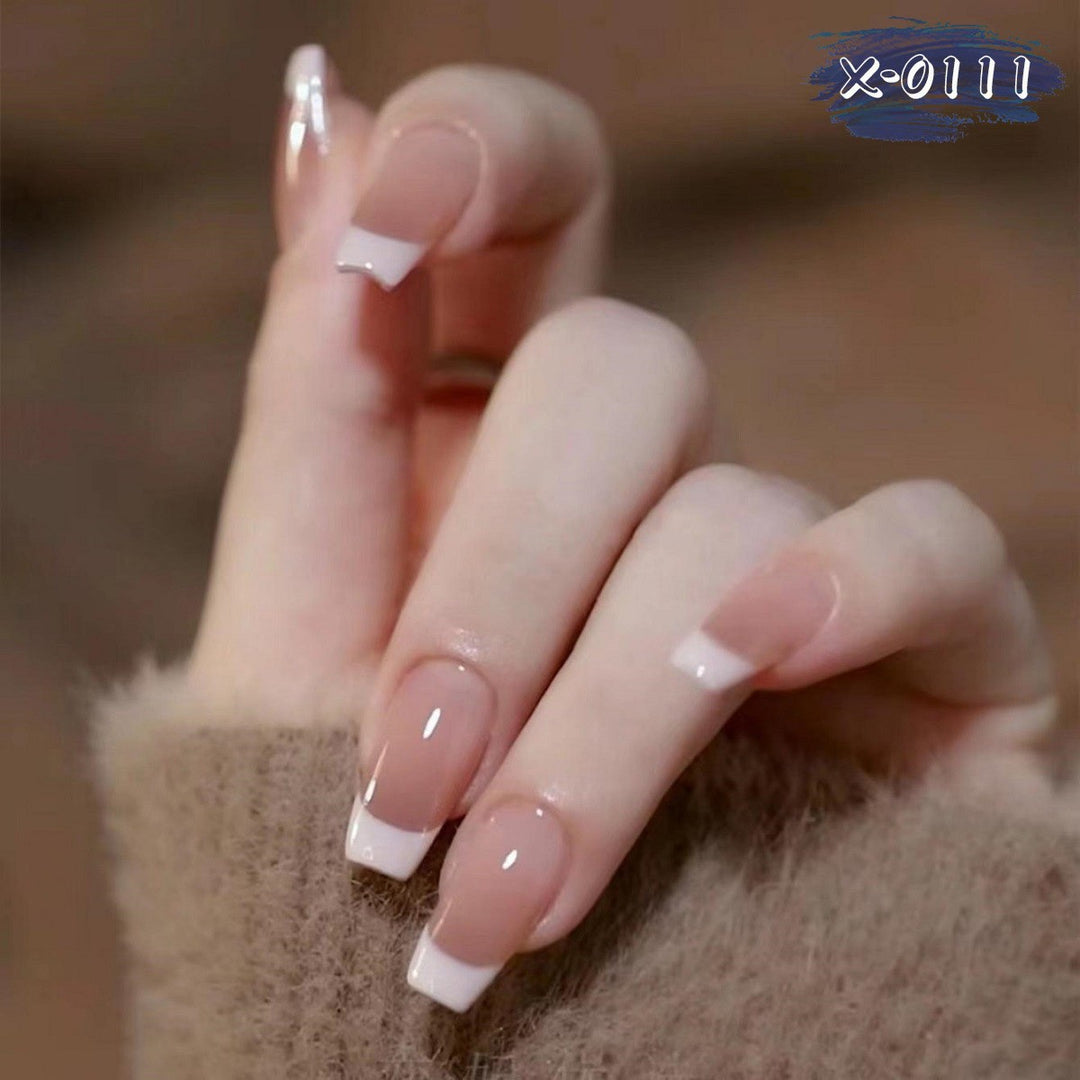 Elegant Gel French Tip Nail Art Kit