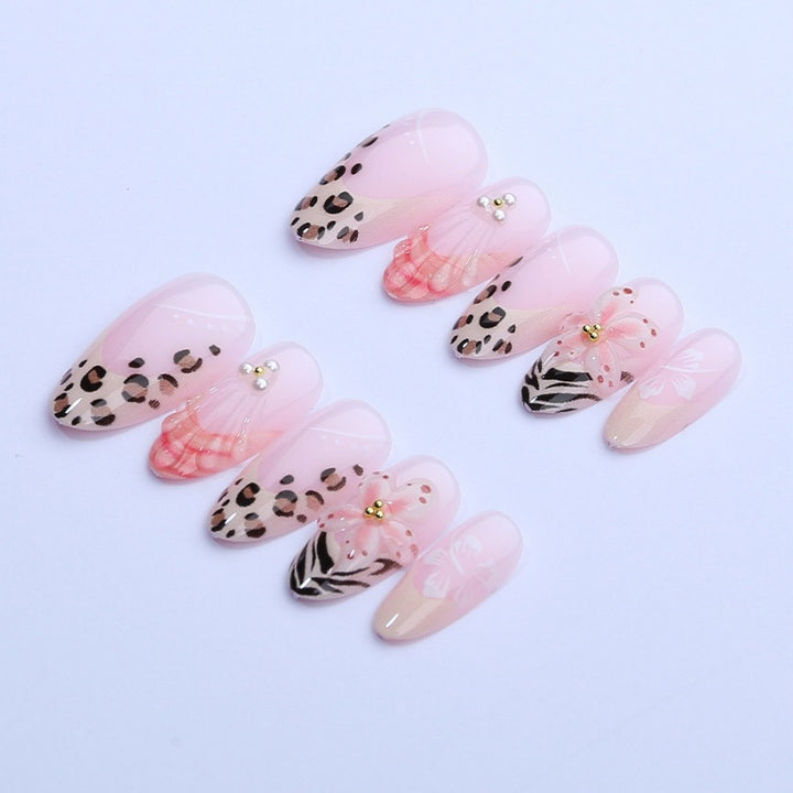 Chic Floral Design Press-On Nail Set Kalsten