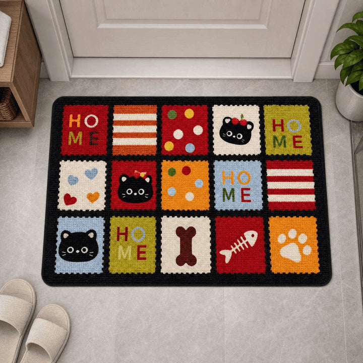 Playful Cartoon-Themed Area Rug