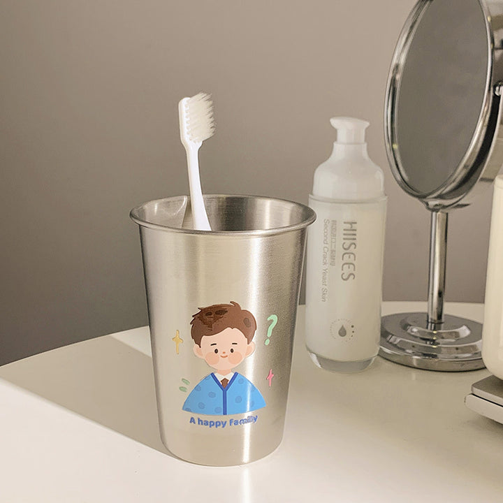 Stainless Steel Toothbrush Holder with Creative Children's Design Kalsten