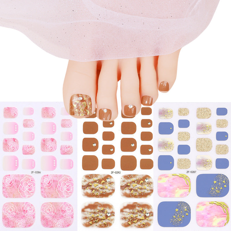 Glamorous Gel Nail Art Wraps