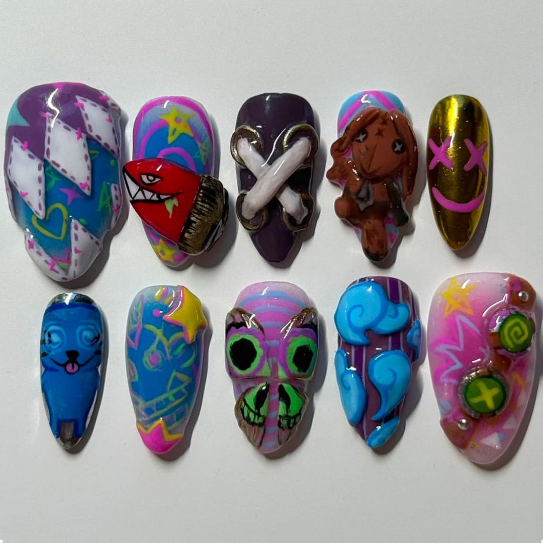 Thematic Artisan Press-On Nail Set Kalsten