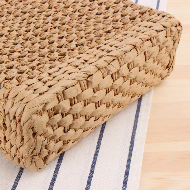 Basket bag with decorative tassel embellishment Kalsten