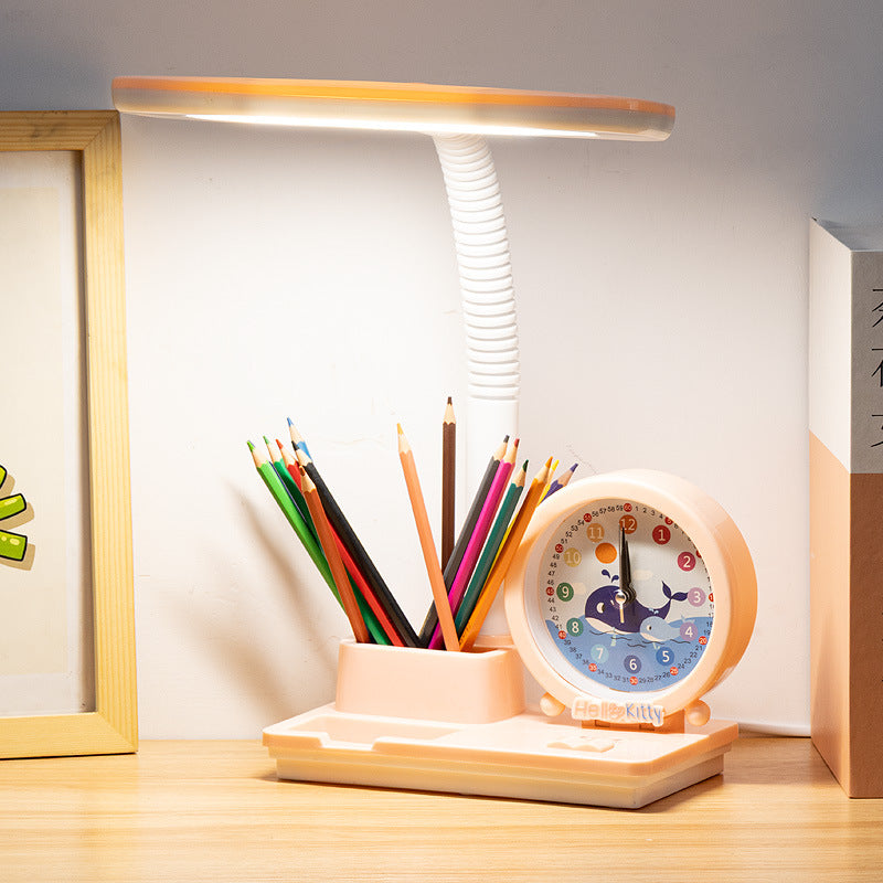 Multifunctional Desk Lamp with Clock
