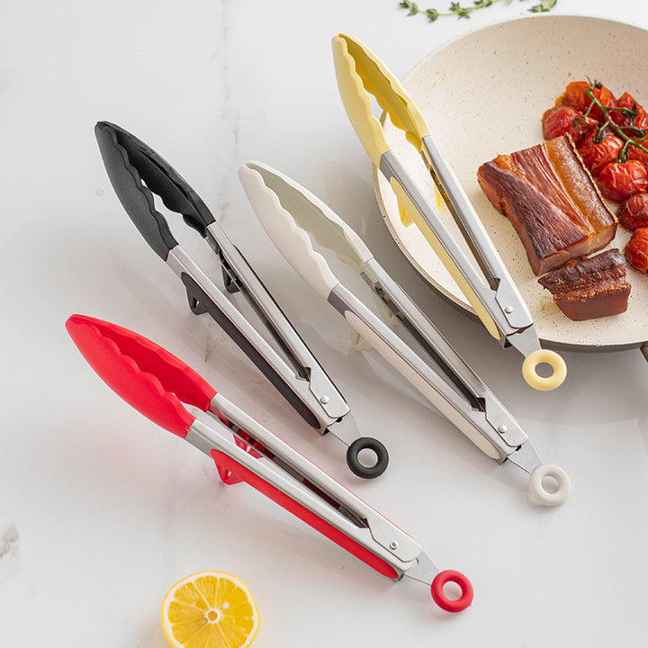Multifunctional Silicone Kitchen Tongs with Non-Slip Handle Kalsten