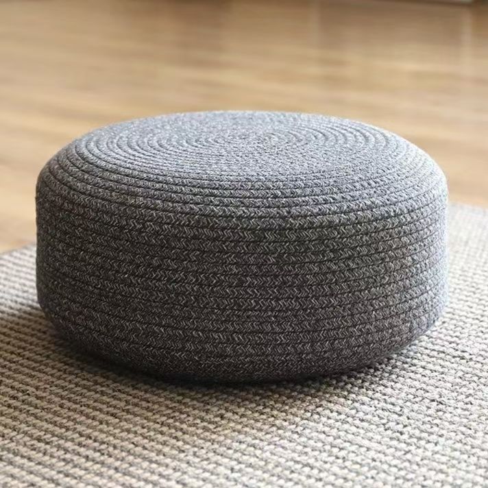 Handcrafted seat pouf Kalsten