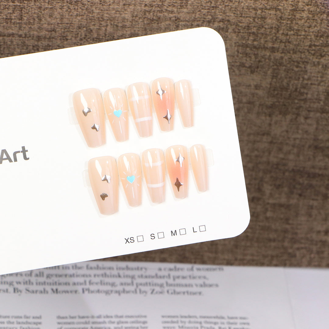 Creative Transparent Press-On Nail Art Kalsten