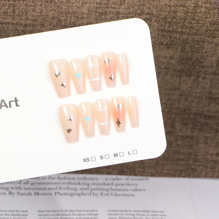 Creative Transparent Press-On Nail Art Kalsten