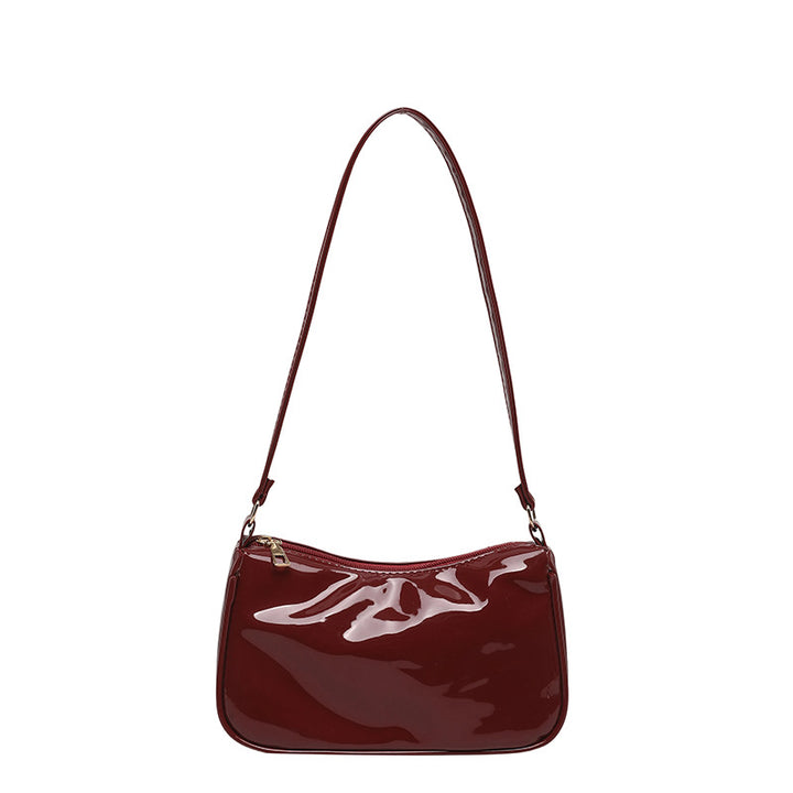WoGlossy Textured Handheld Crossbody Bag Kalsten