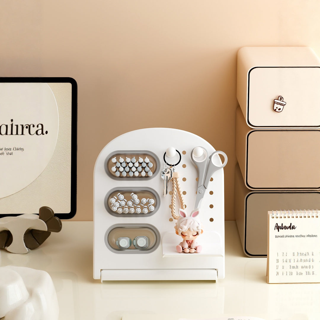 Multi-Functional Desktop Organizer with Adjustable Slots Kalsten