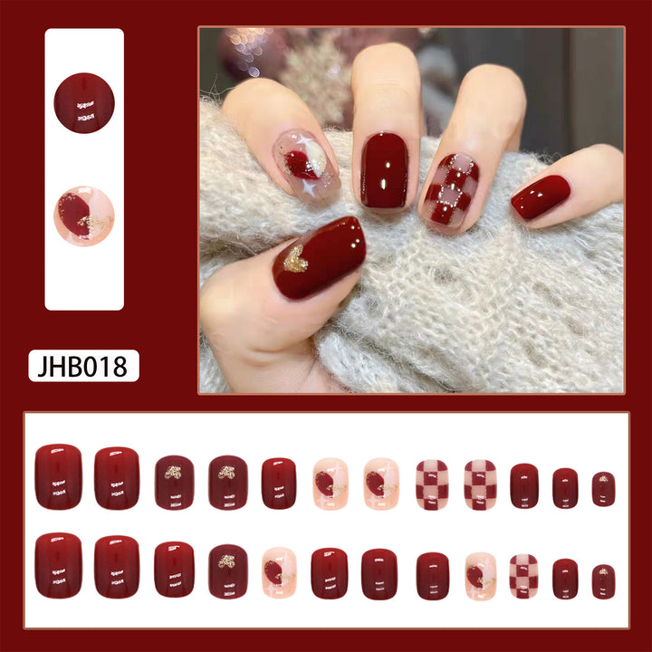 Stylish Decorative Press-On Nail Art