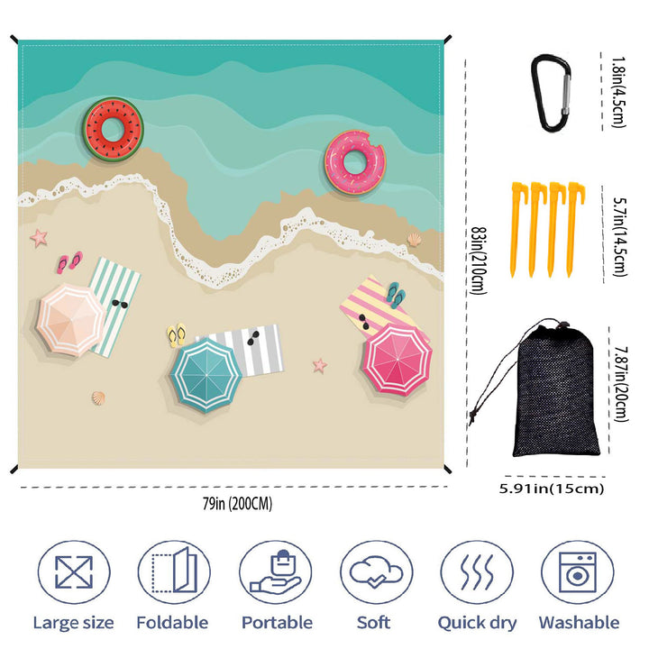 Large Outdoor Multi-Functional Picnic Blanket Kalsten