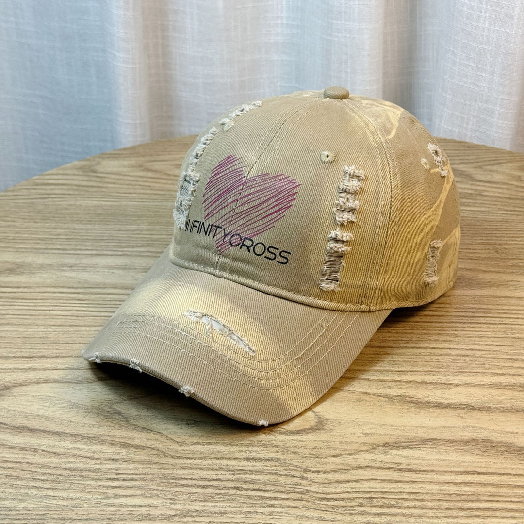 Distressed Graphic Baseball Cap