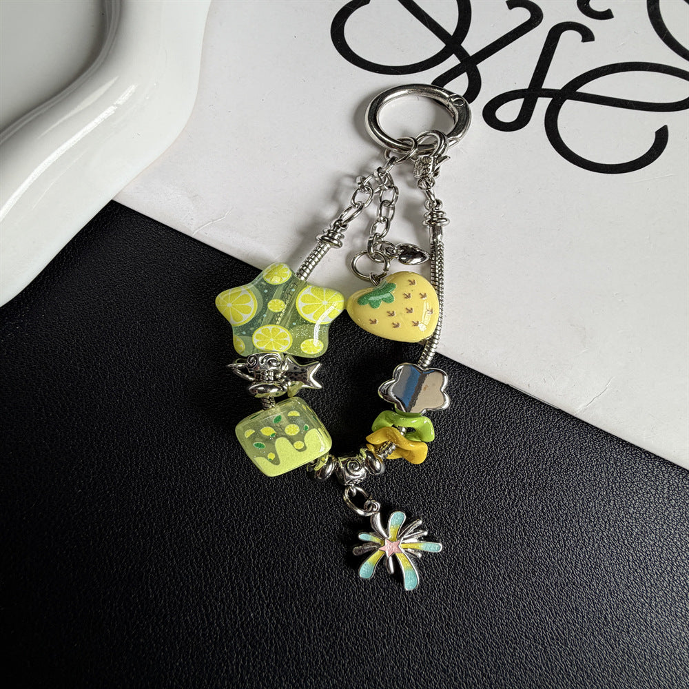 Playful Charm Beaded Keychain Kalsten