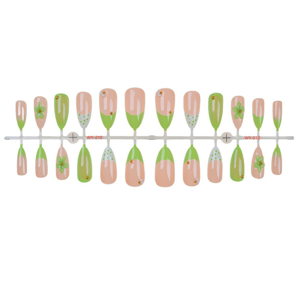 Nature-Inspired Press-On Nail Art Set Kalsten